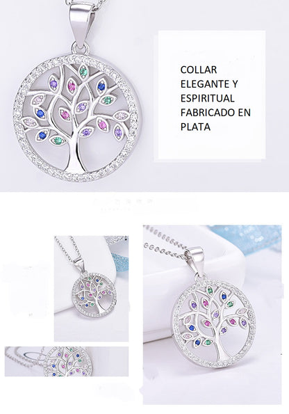 Collar + pulsera Árbol de la Vida - Belleza y Significado en ambas joyas