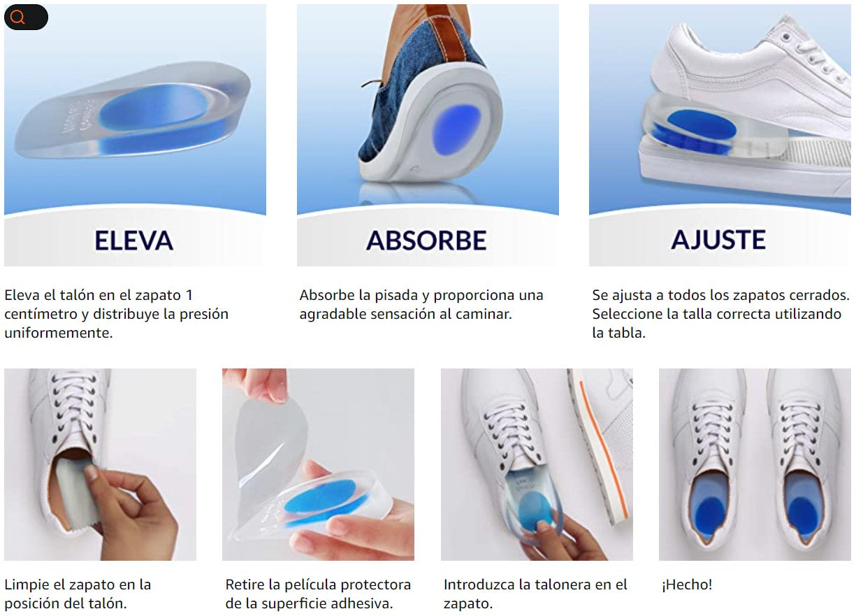 Taloneras de gel TI Confort OFERTA